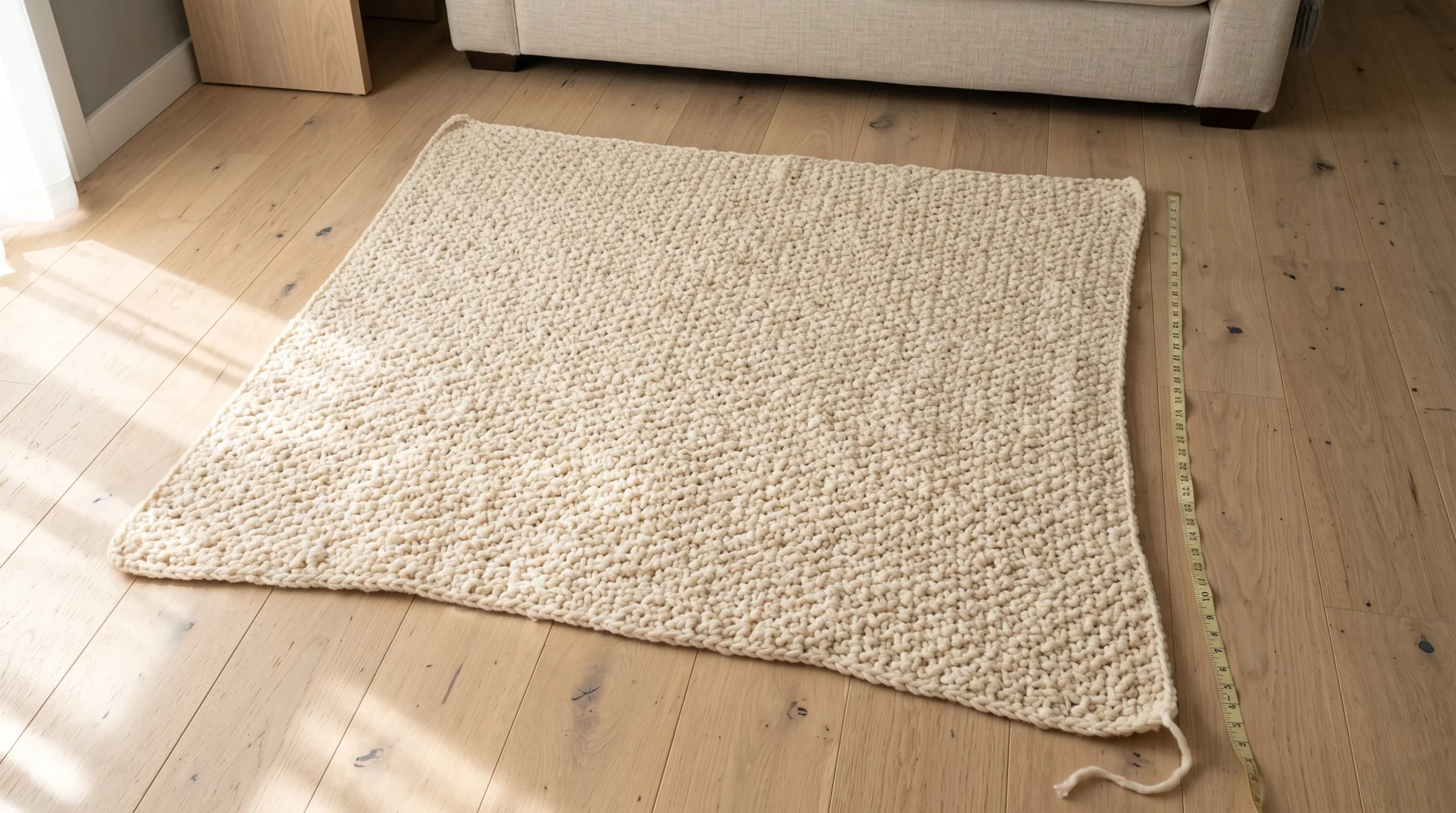 A set-up row worked partway along the foundation chain, showing single crochet stitches with a chain-1 gap and a skipped chain between each.
